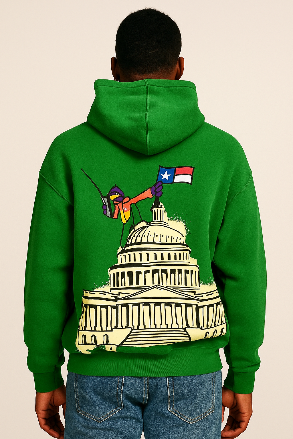 GREEN RRW HOODIE