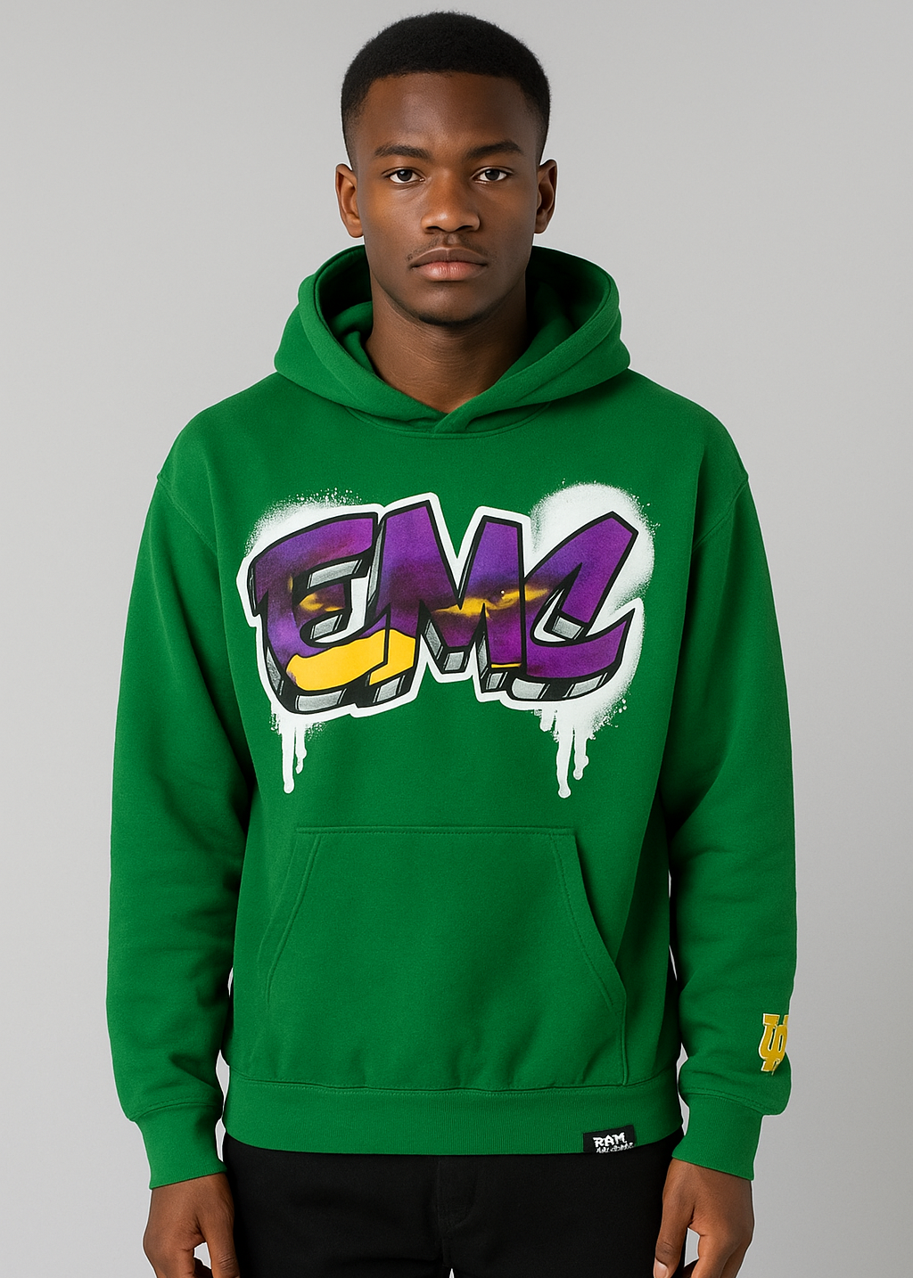 GREEN RRW HOODIE